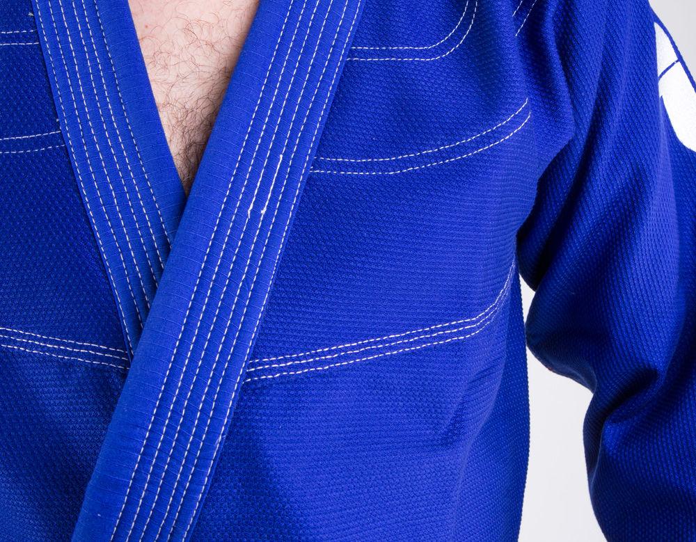 Fighter BJJ Gi Pearl Weave Uniform - blue