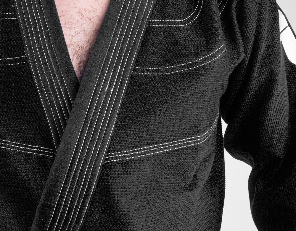 Fighter BJJ Gi Pearl Weave Uniform - black