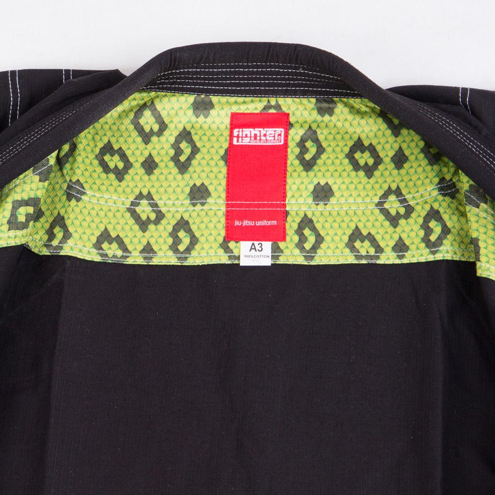 Fighter BJJ Gi Pearl Weave Uniform - black