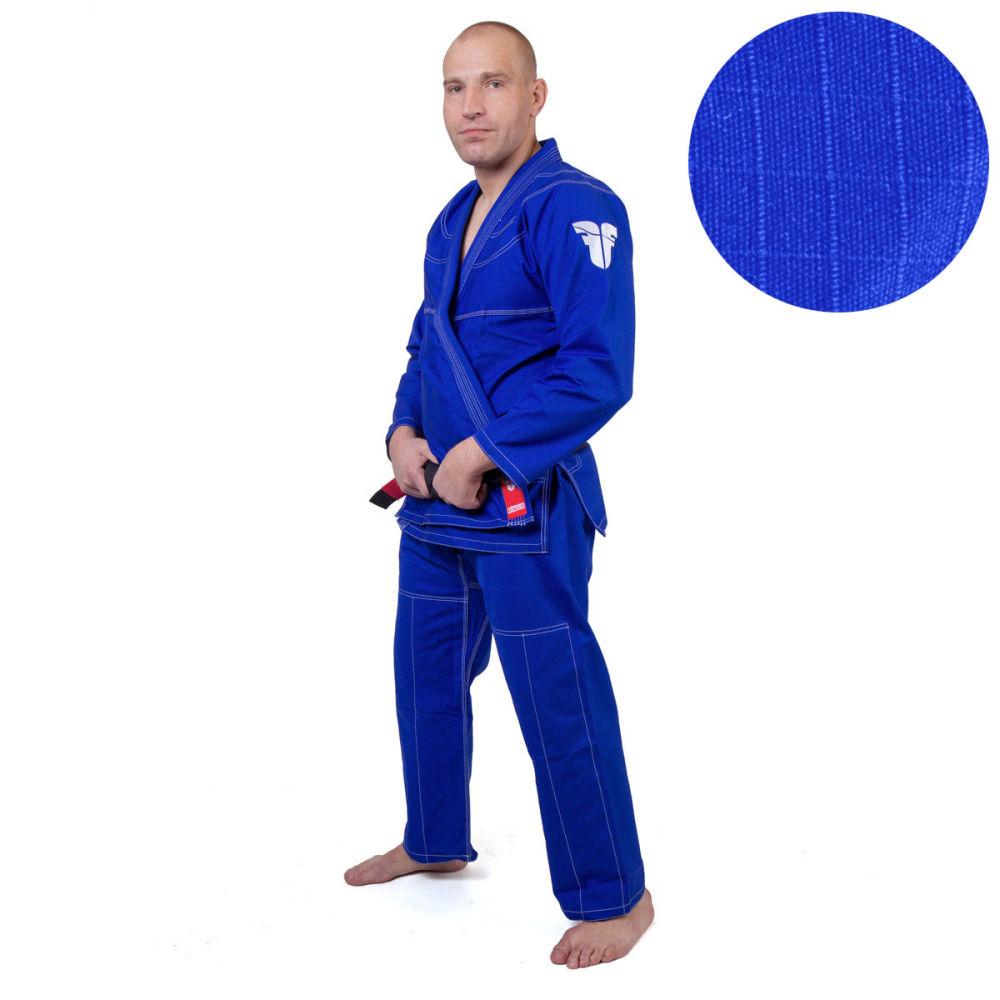 Fighter BJJ Gi Ripstop Uniform - blue