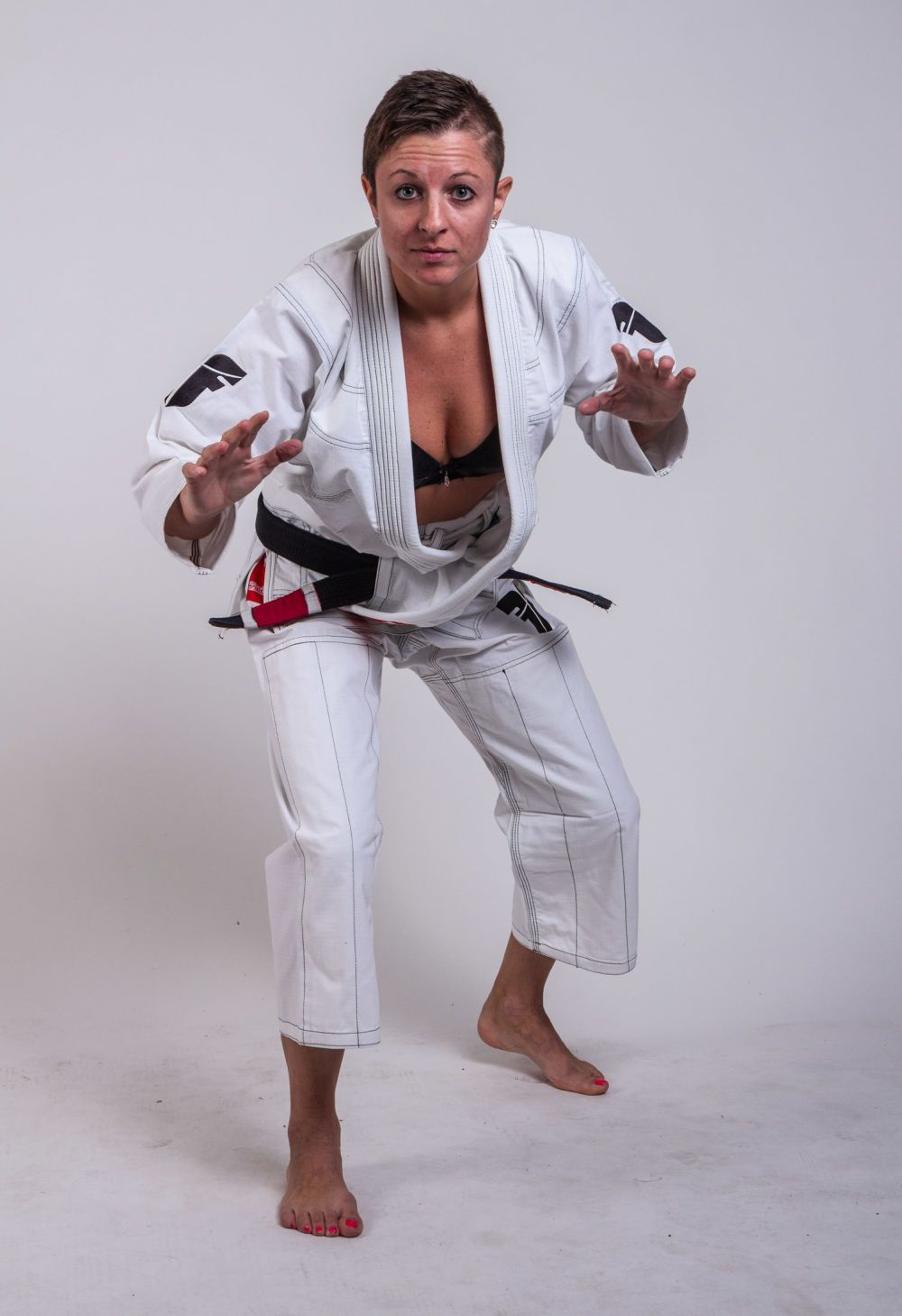 Fighter BJJ Gi Ripstop Uniform - White