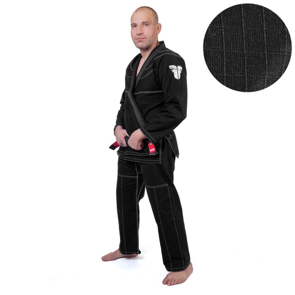 Fighter BJJ Gi Ripstop Uniform - Black