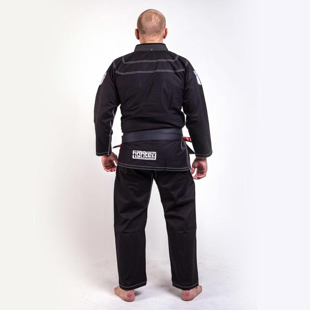 Fighter BJJ Gi Ripstop Uniform - Black