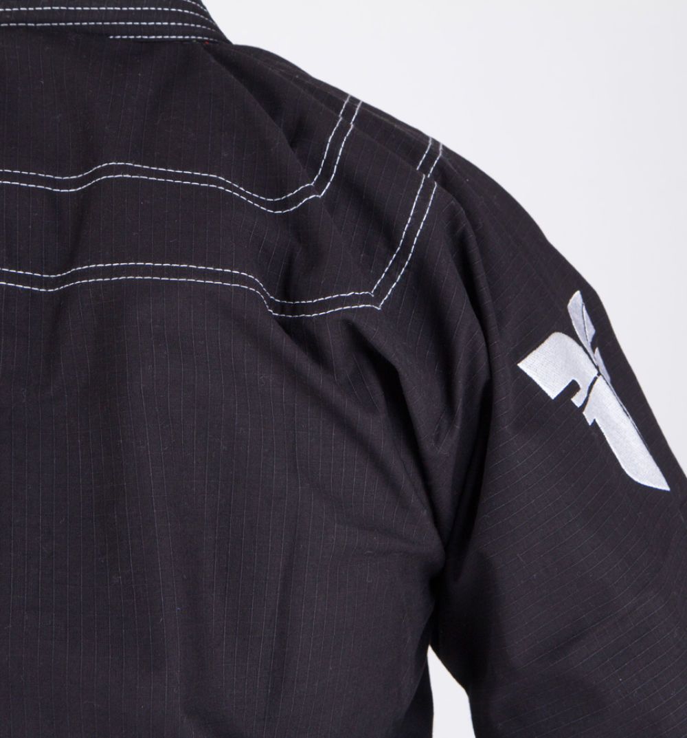 Fighter BJJ Gi Ripstop Uniform - Black