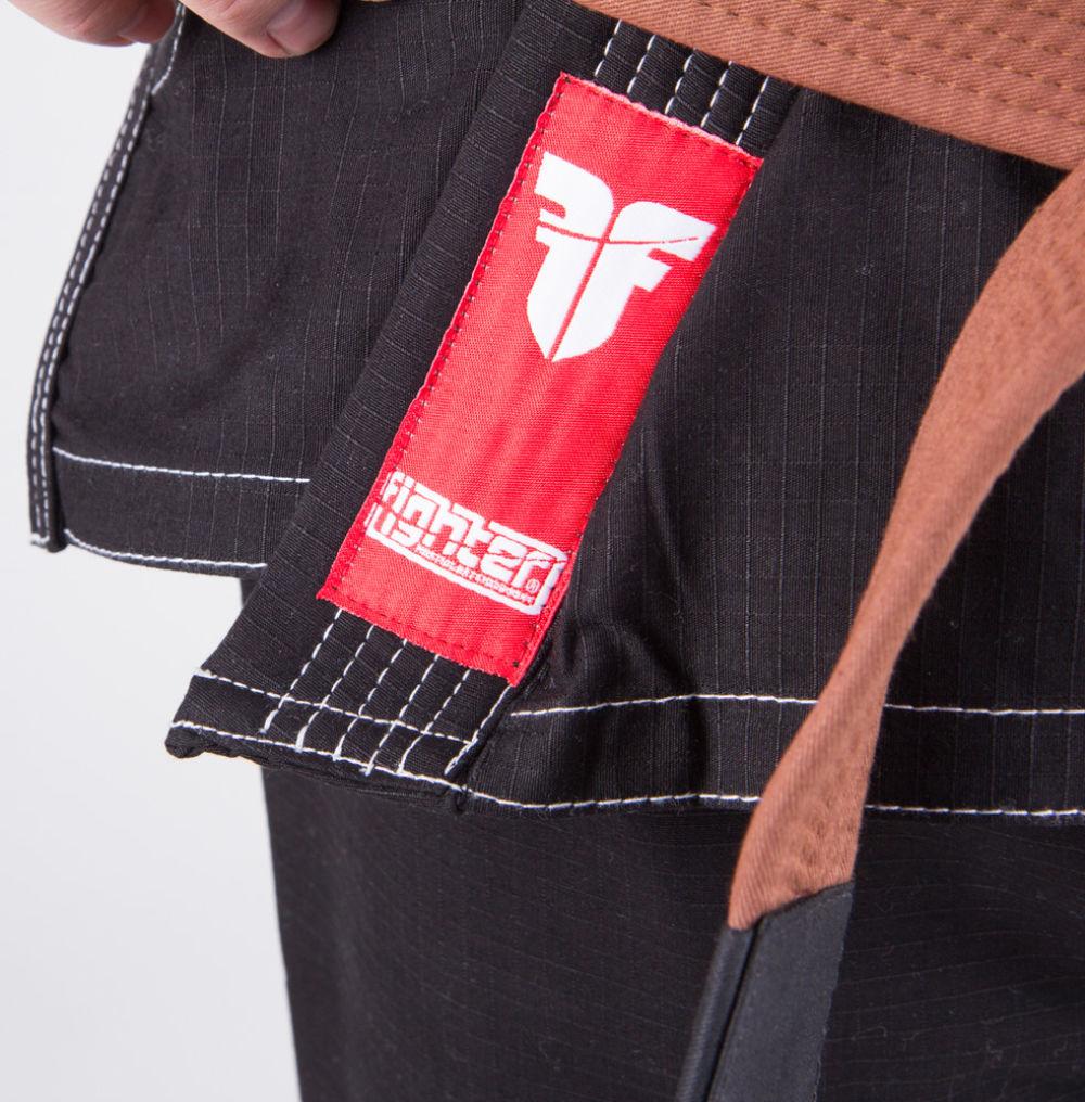 Fighter BJJ Gi Ripstop Uniform - Black