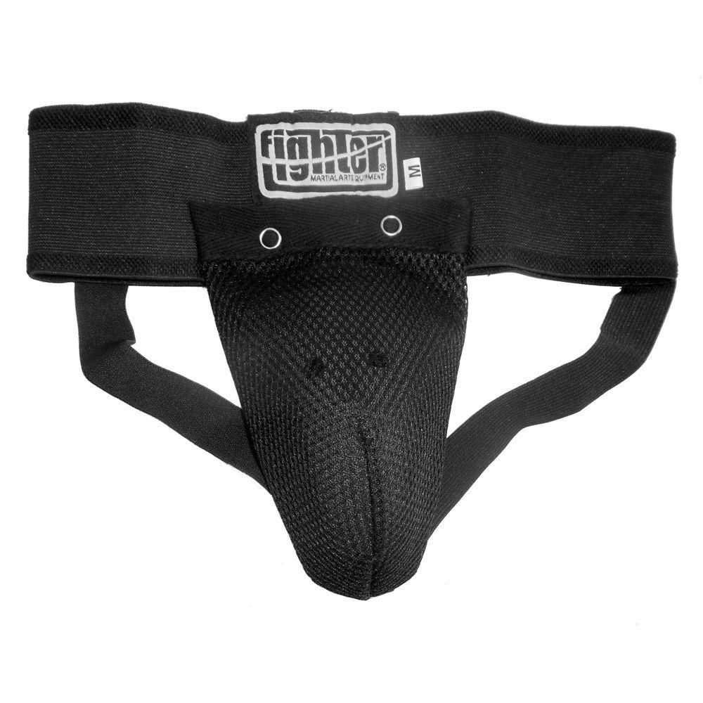 Groin Protector Fighter - Mesh - black