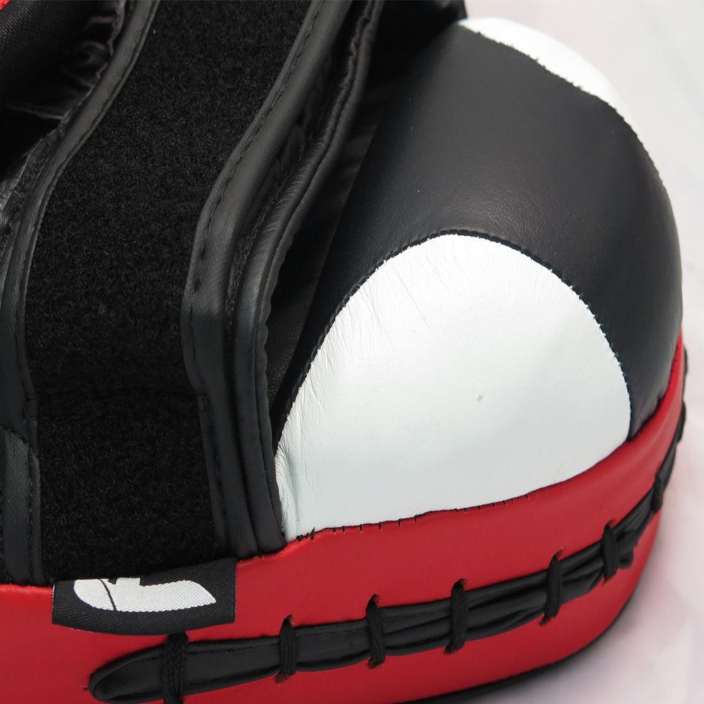 Fighter Medium Focus Mitts Leather - black/white/red