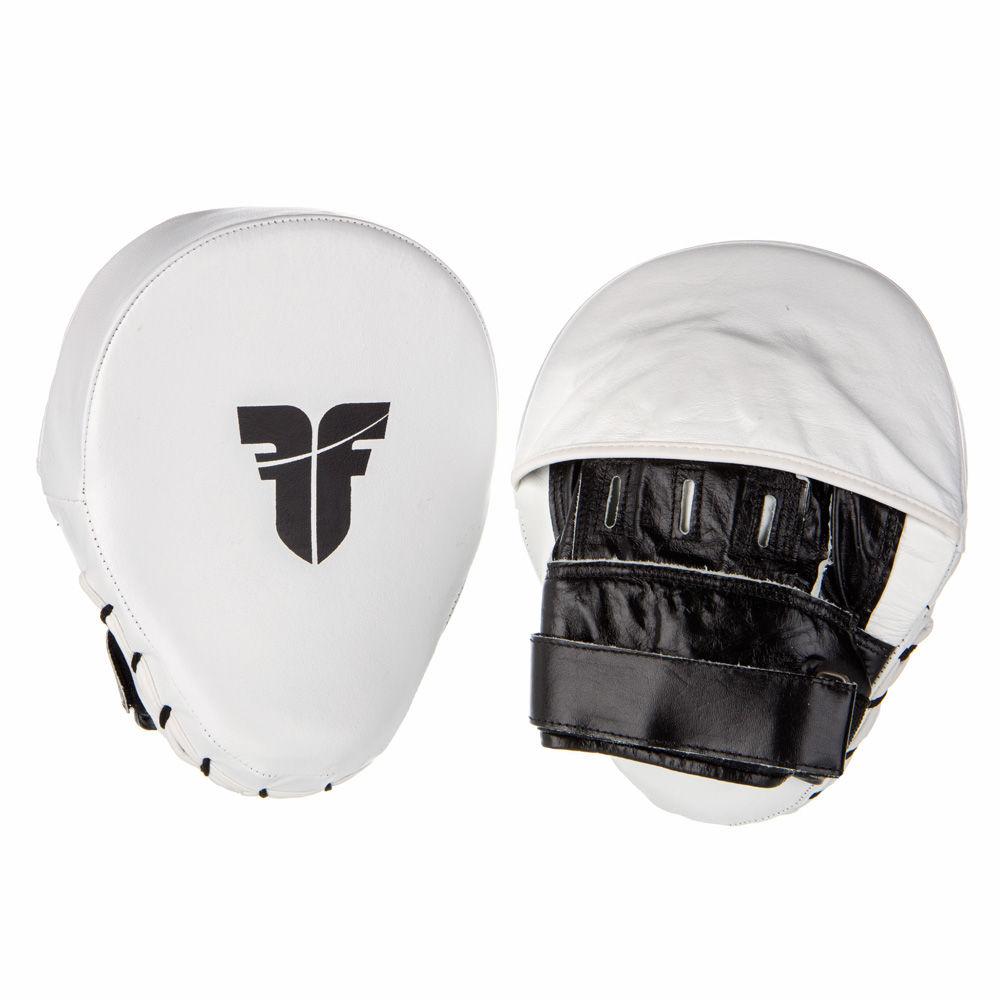 Fighter Focus Mitts Leather - white/black