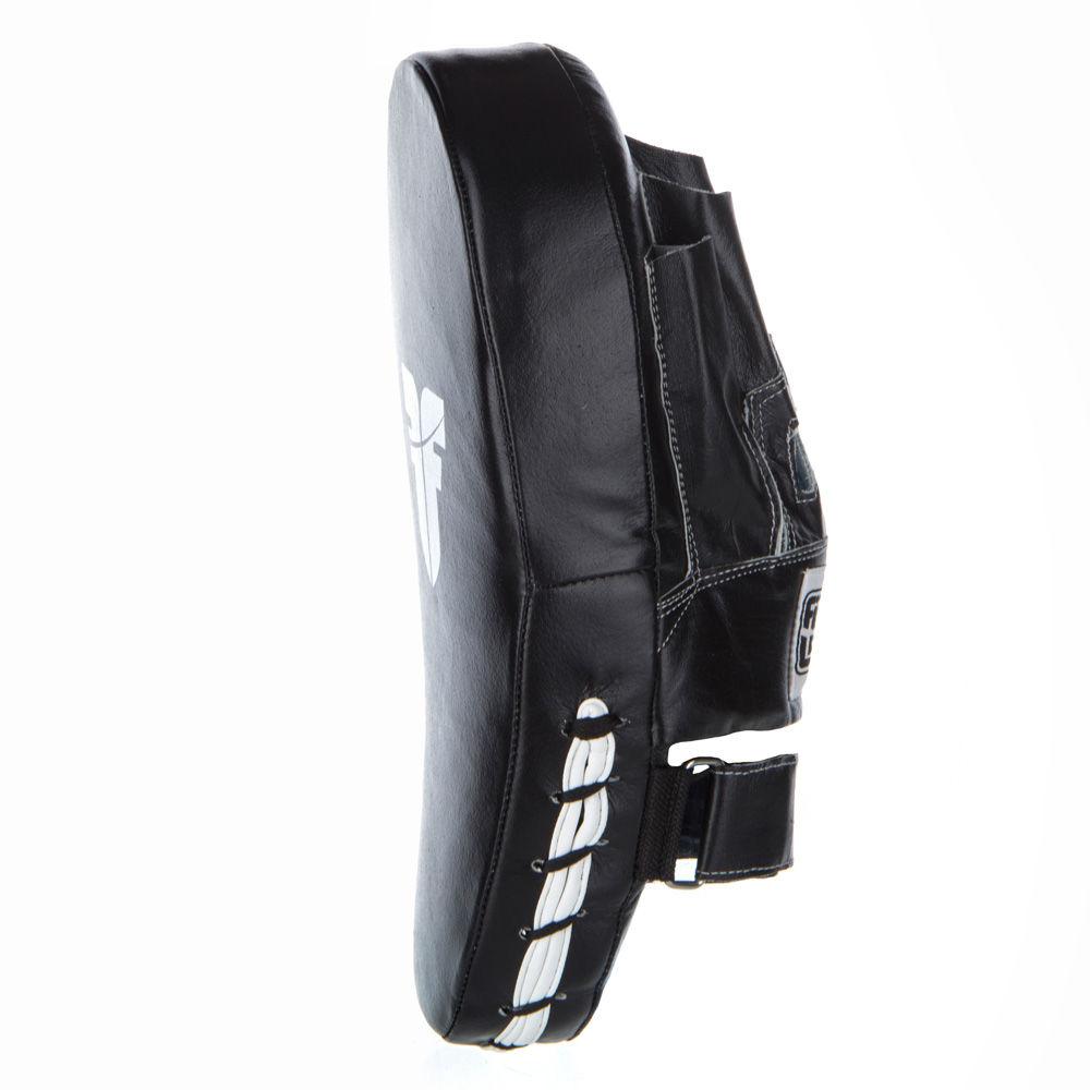 Fighter Focus Mitts - Leather Long - black/white