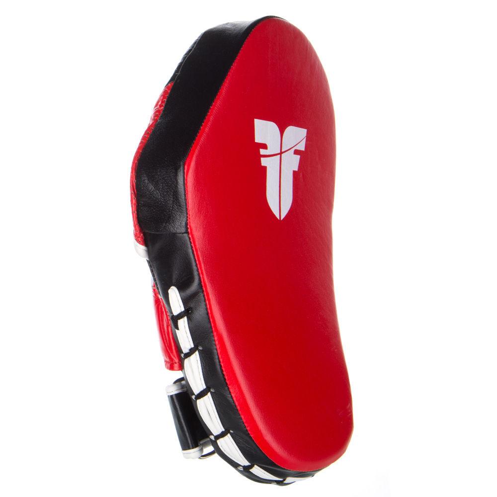 Fighter Focus Mitts - Leather Long - red/white/black