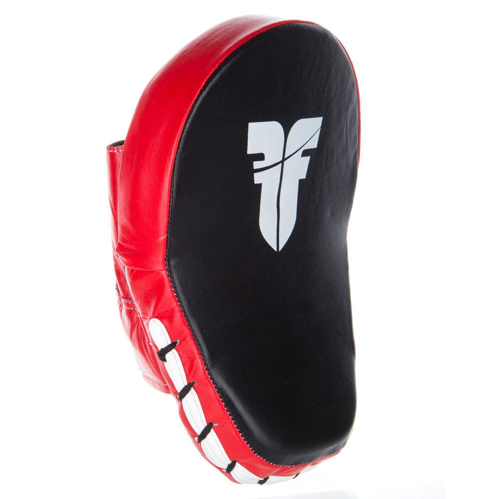 Fighter Small Focus Mitts - Leather - black/red