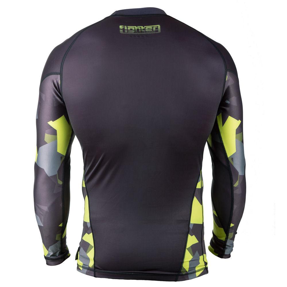 Rashguard Fighter long sleeves - black/Camo