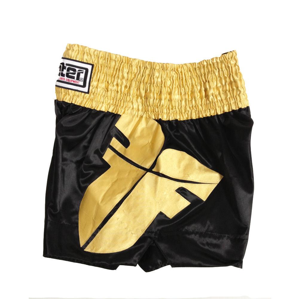 Fighter Thai Shorts - black/gold