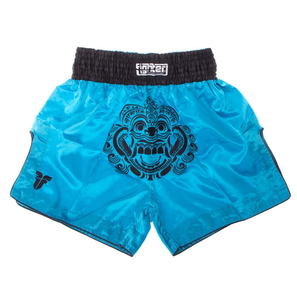 Fighter Thai Shorts FACE - blue/black