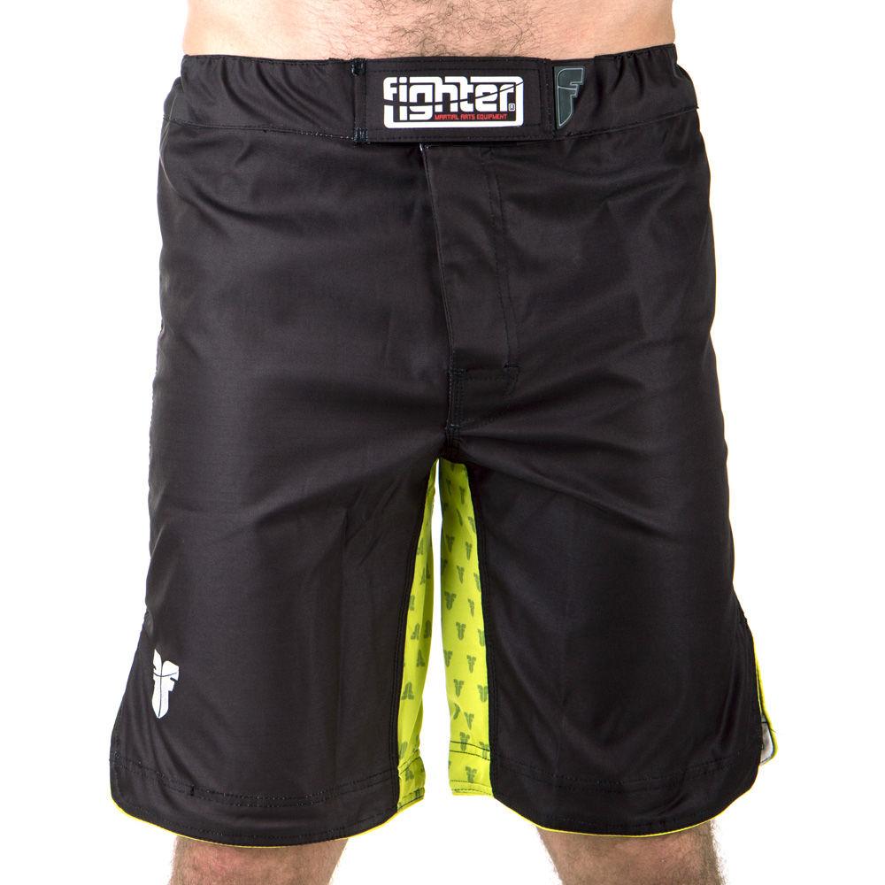 MMA Shorts Fighter STRENGTH - black/green